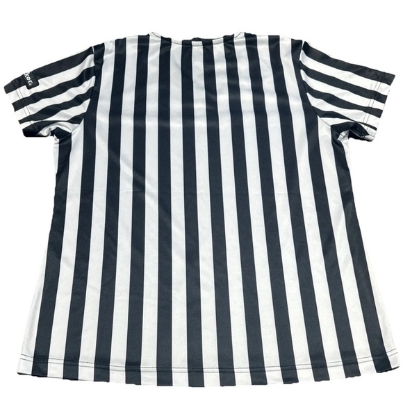 Official Foot Locker Genuine Referee Stripes Employee Uniform Shirt V-Neck Large - Picture 4 of 4